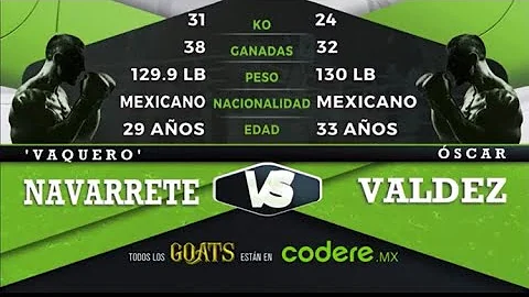 Emanuel “Vaquero” Navarrete vs Óscar Valdez