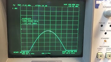 HP 8566B Trace flicker/glitching