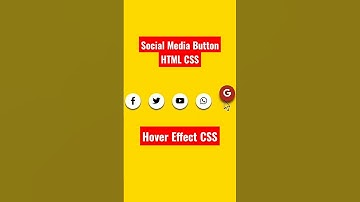 Cara Membuat Social Media  Button  Dengan HTML dan CSS #mengareit #shorts
