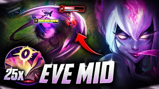 EVELYNN IS SECRETLY A S+ CARRY MACHINE! (Best Build/Runes) | How to Play Evelynn Mid Season 13
