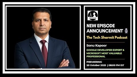 The Angular Journey: Sonu Kapoor on Scaling, AI, and Mentorship | The Tech Sharmit Podcast