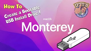 apple mac osx 12 monterey - how to create a bootable usb flash drive - guide!