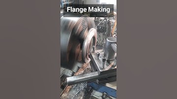 Flange Making | Lathe machine👷‍♂️| #shorts #viral #mechanicalworkshop #lathe