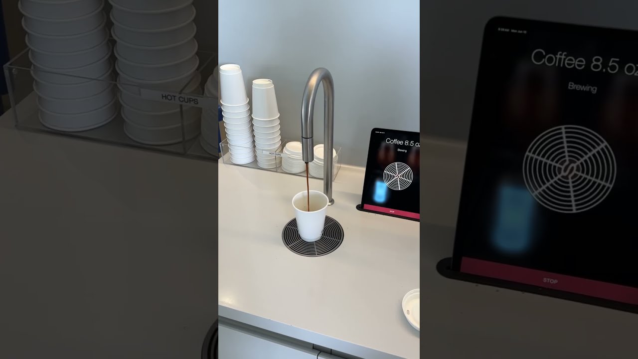 Coolest Coffee Maker Ever Inside Apple Park 