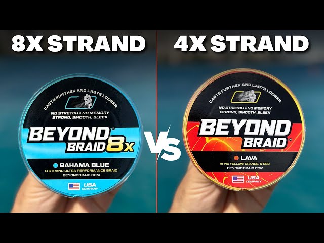 Whats the Difference Between 4X & 8X Strand Braided Line