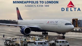 Minneapolis🇺🇸 to London🇬🇧I Delta Airlines A330-300 I Economy Class