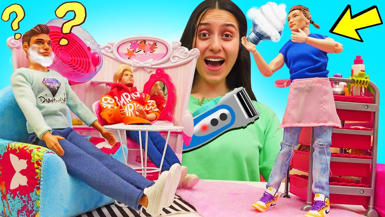 salone di bellezza di barbie