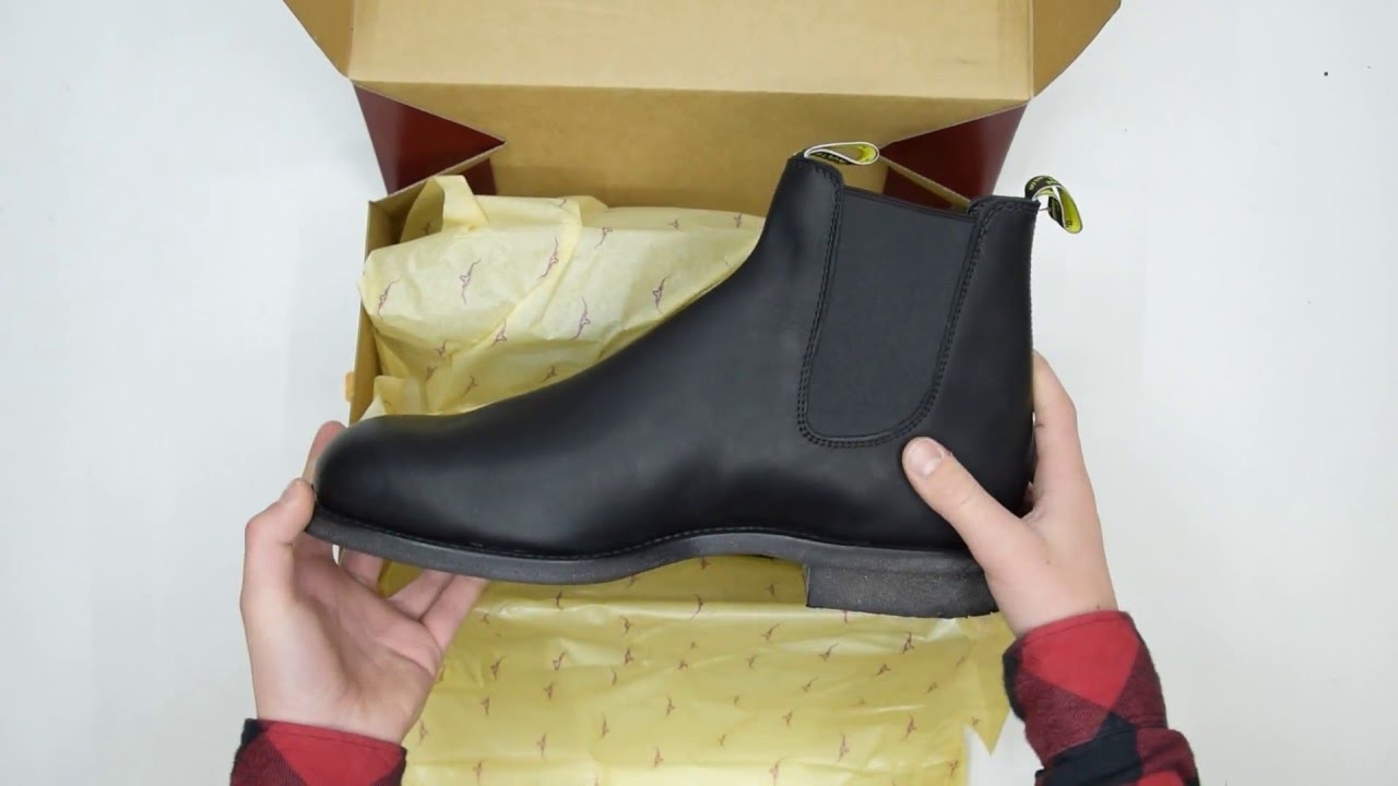 RM Williams Gardener - Black - Walktall, Unboxing