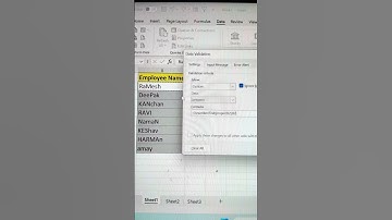 Name Error Alert Trick In Excel 🔥 | Excel Data Validation 💯 #shorts #excel #excelshorts #bytetech