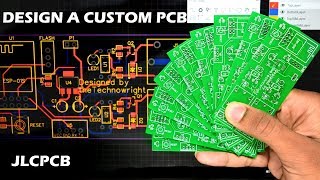 How to design a custom PCB using EasyEDA || JLCPCB Review