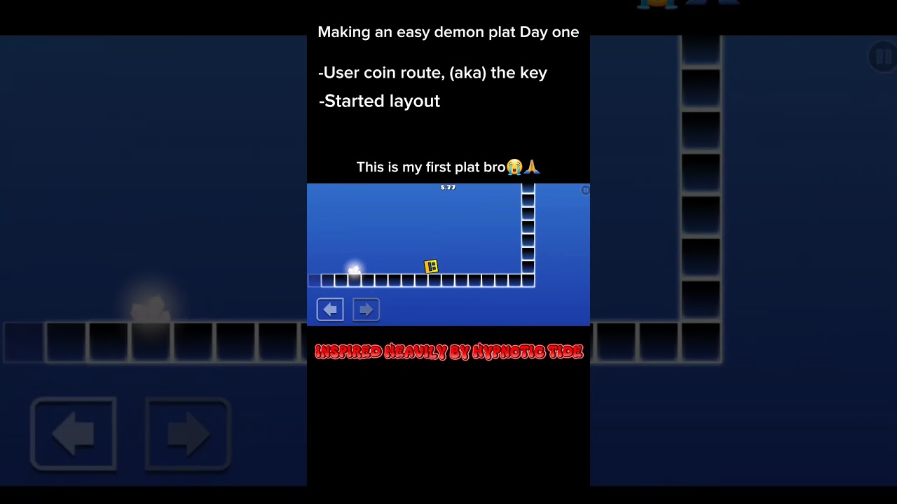 Making an easy demon plat day one  