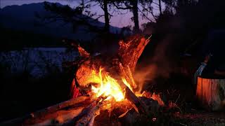 Soothing music Meditation by the night fire. Fire. For meditation. For stress relief. For sleeping by Best Music Relax 19,278 views 6 months ago 4 hours, 4 minutes