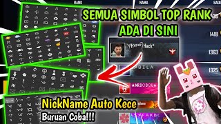 Cara Membuat Nickname FF Keren Full Simbol Seperti Top Player 2022!!! | cara membuat nickname unik screenshot 2