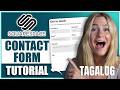 Paano Mag-add ng Contact Form with Email Notifications in Squarespace