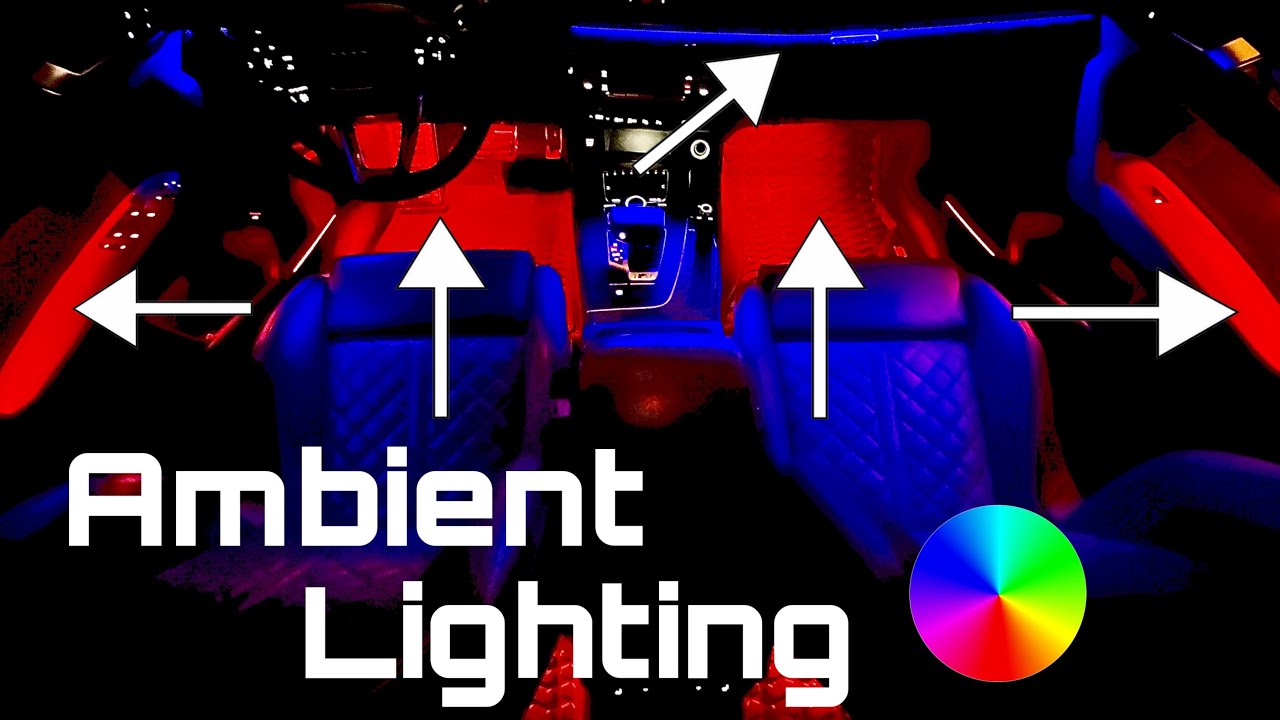 2020 Audi Ambient Lighting Tutorial B9 SQ5 YouTube