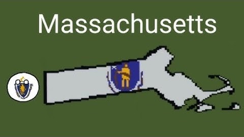 How to build the US states [part6] Massachusetts flag 