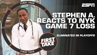 KNICKS WERE AN INFIRMARY!  Stephen A. blames NYK's Game 7 loss on injuries | First Take