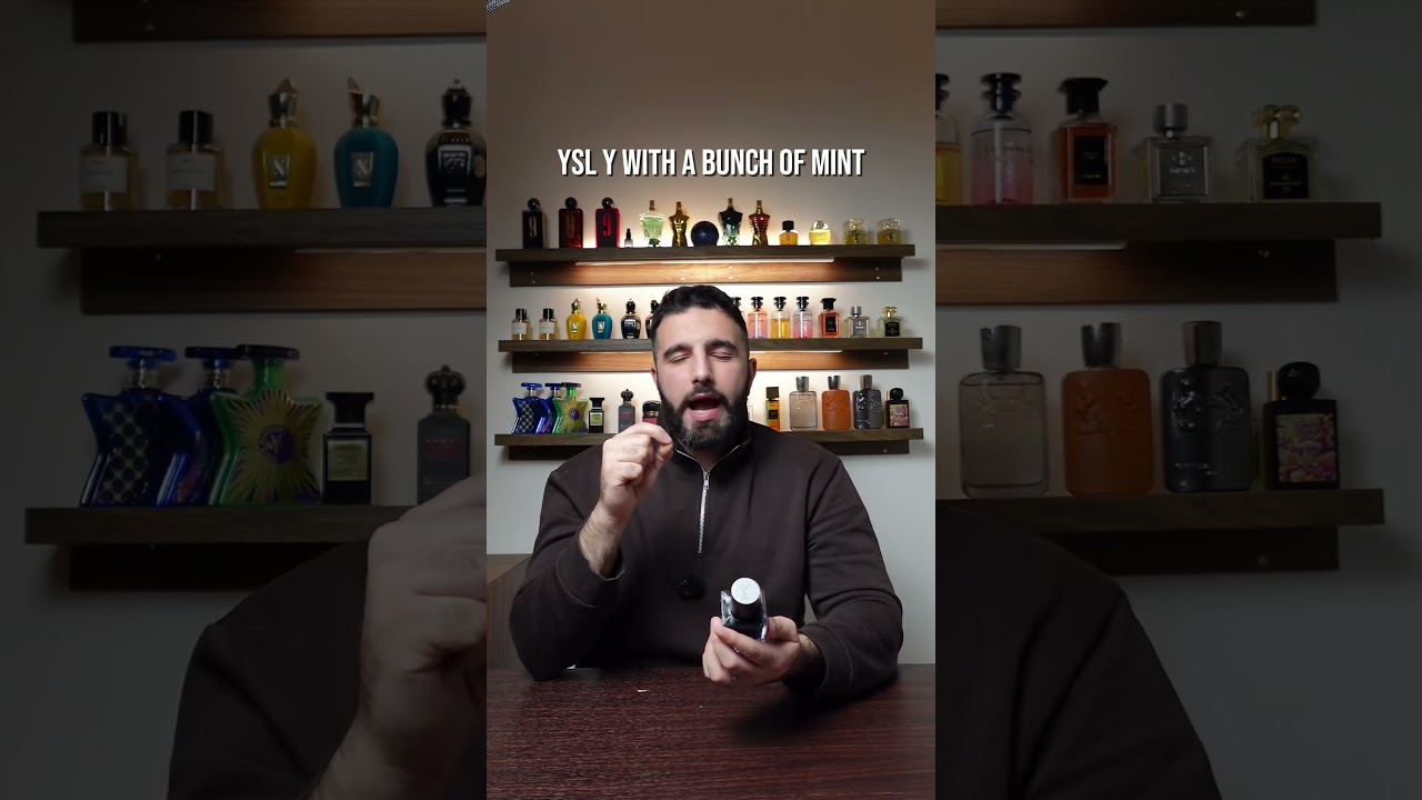 The new YSL Y Iced Cologne. 