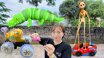 Kem Ốc bắt quái vật sở thú con chuột, cứu con vịt, cá sấu, cá. Review bàn bóng đá mini | Theu Chanel