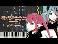 [ピアノ / piano] 御気ノ毒様 / Too Bad for You - ユリイ・カノン  (YurryCanon) feat.flower