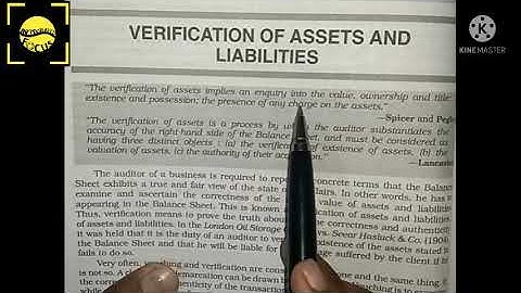 Verification of ASSEST & liabilities part 1 valuation of property easy explanation ca cma cs