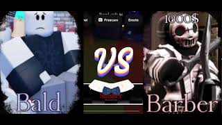 Warning High Volumebarber Jason Slasher Vs Bald Two Time