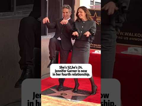 Video She's 52,he's 24. Jennifer Garner is now in her fourth relationship.