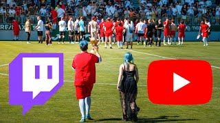 TIRANDO FOTOS STREAMERS VS YOUTUBERS JOGO - POV 4K