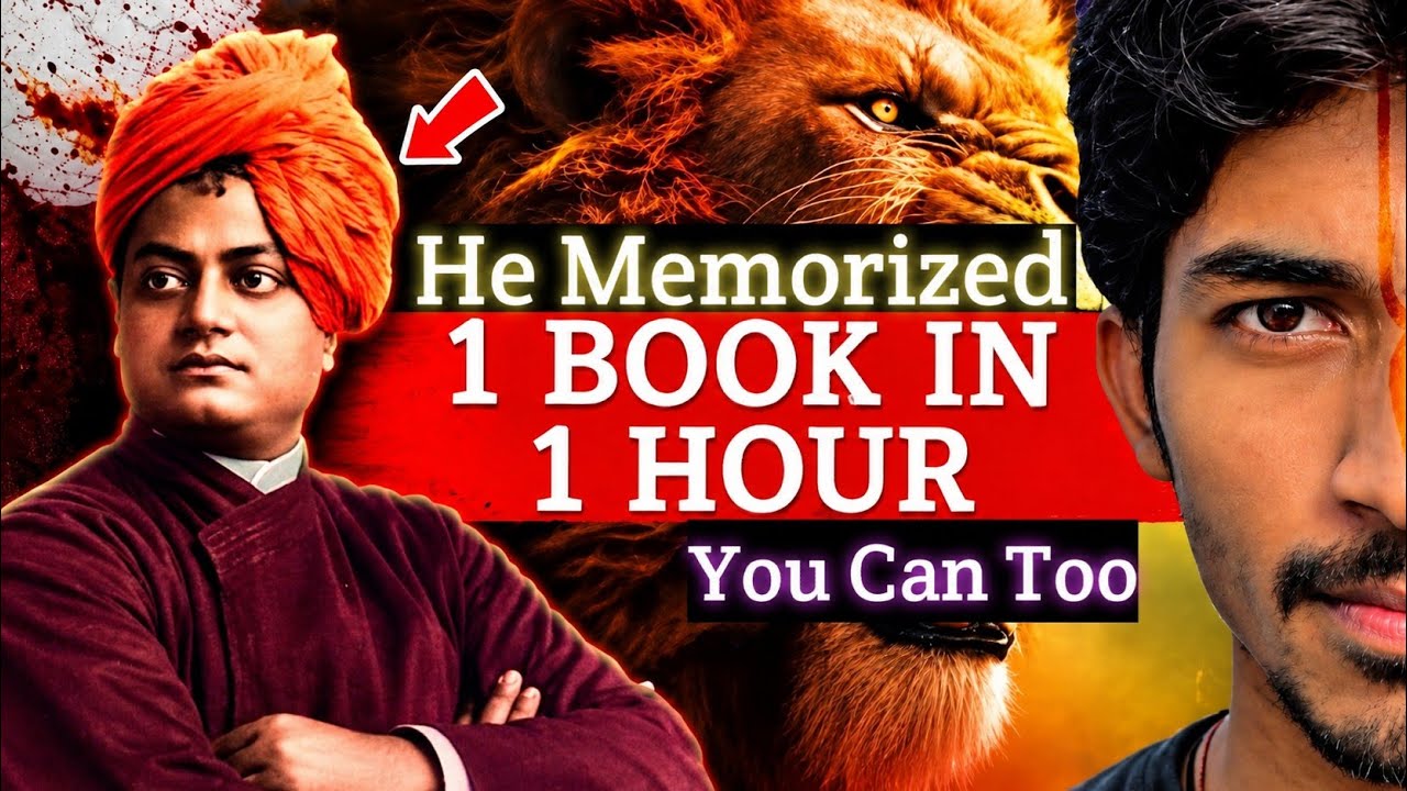 Swami VivekanandaтАЩs Secret To Reading 10 Books In A Day! | Brain Power & Brahmacharya | ExamTales