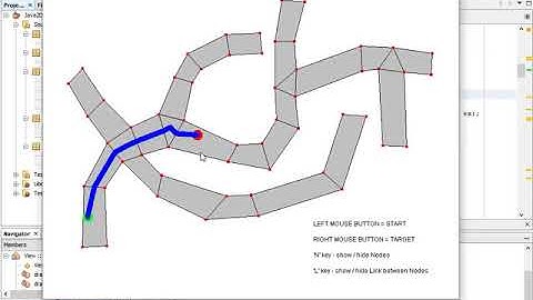 [Java 2D / AI] from scratch - 2D NavMesh with A* (A Star) Path Finding