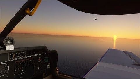 Flight Simulator 2020 | (Not realistic) Approach in Ajaccio (LFKJ),Corsica in a Robin DR400!