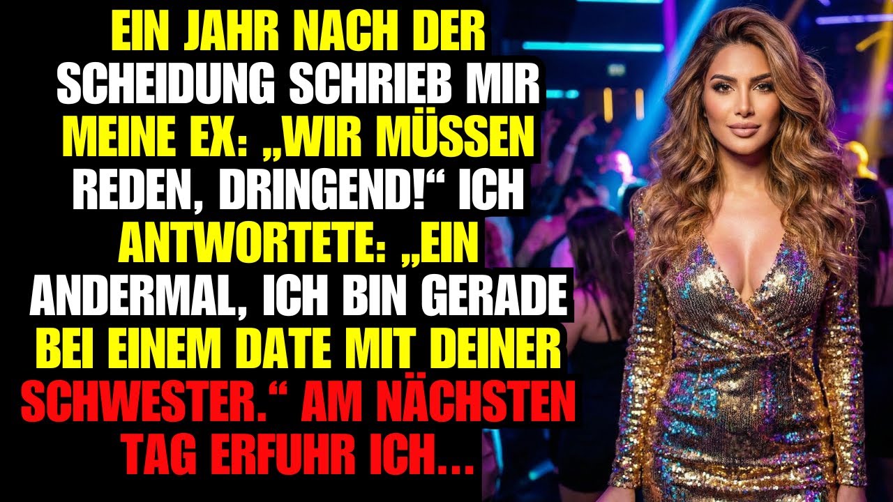 Ein Jahr nach der Scheidung schrieb mir meine Ex: „Wir müssen reden, dringend!“ Ich antworteteююю
