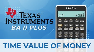 Time Value of Money Calculations with Texas Instruments BA II Financial Calculator (CFA, MBA, FRM)