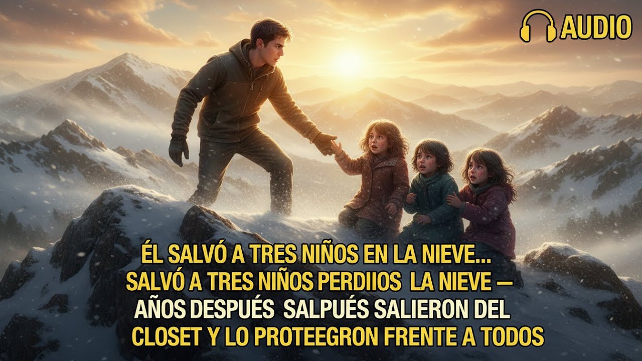 SALVÓ A TRES NIÑOS PERDIDOS EN LA NIEVE — AÑOS DESPUÉS SALIERON DEL CLÓSET Y LO PROTEGIERON ANTE