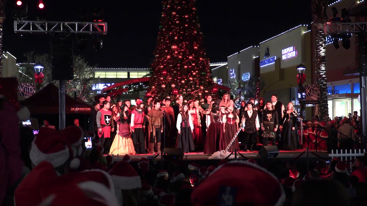 Chino hills Shoppes Christmas tree lighting 2015 11 20 YouTube