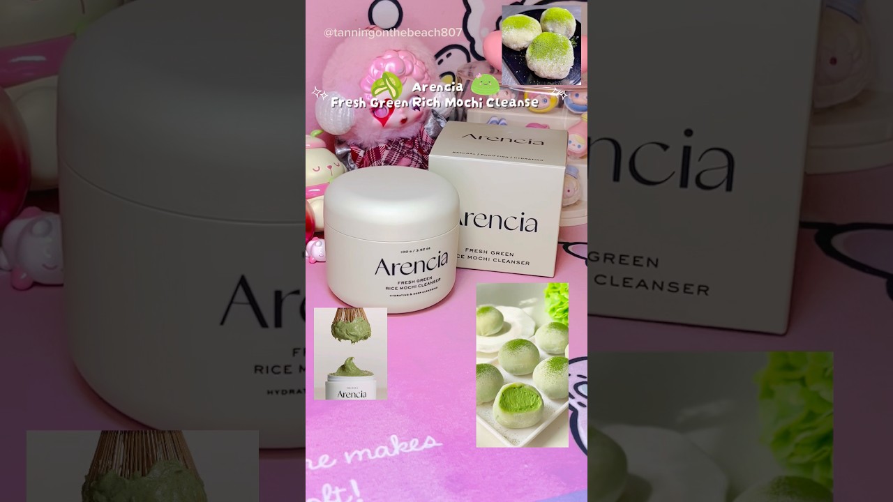 Cutest mochi cleanser presented by Arencia🍡 