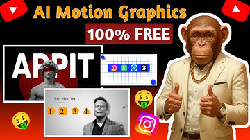 I Tried Using AI For Motion Graphics Tool 100% FREE