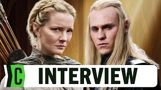 The Rings of Powers Morfydd Clark and Charlie Vickers Break Down Their Season 2 Finale Fight