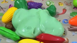 Satisfying cutting slime fruit ASMR