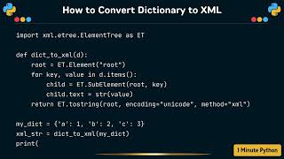 How to Convert Dictionary to XML Profile