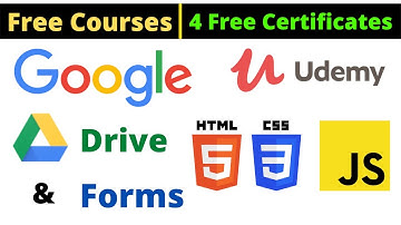 Udemy Free Certificate Courses Google Drive HTML CSS JavaScript Projects Online Classes #DeepShukla
