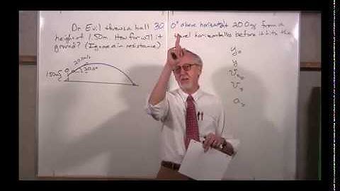 PHYS1111 Lecture #5, Video 2: Kinematics in Two Dimensions, Part 1