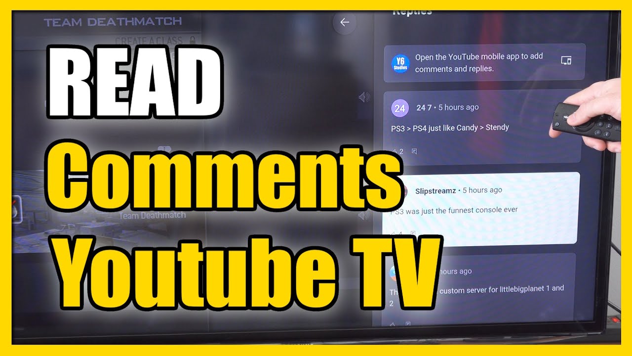 How to View Comments on Youtube TV app on Firestick (Fast Method)