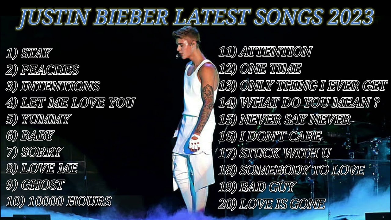 Justin Bieber Top 20 Songs Playlist  Hit English songs 2023