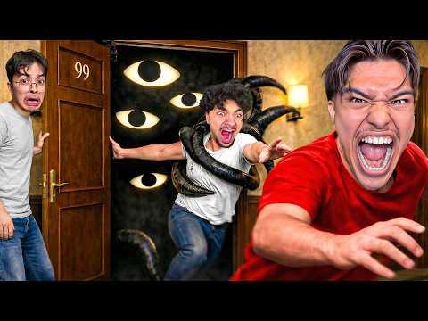 On a Tenté de SURVIVRE aux 100 PORTES de Roblox ! (ft. Clinko & Litsu)