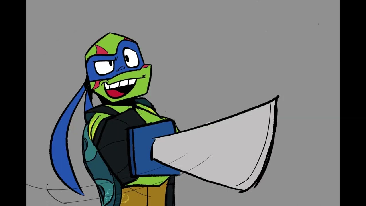 Leo and Krang hablas espanol - ROTTMNT comic dub