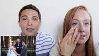 Reacting To Our Wedding Video... 1 Year Later