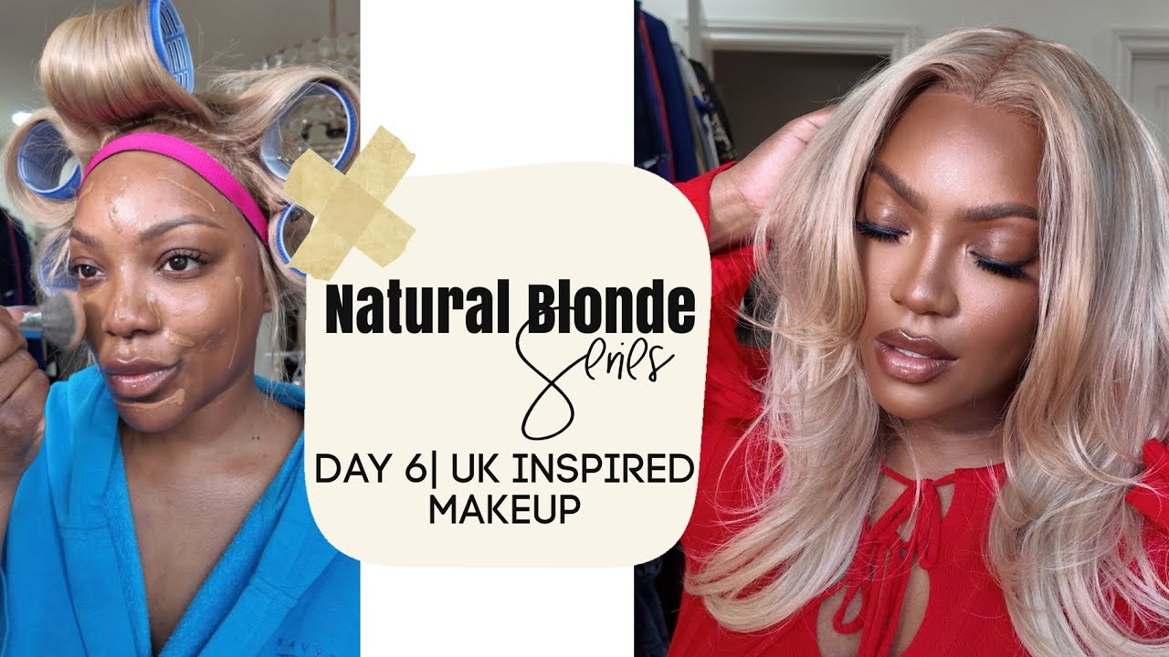 Day 6 | Bombshell UK inspired makeup routine - YouTube