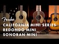 Explorer la srie california mini acoustics  fender acoustique  aile