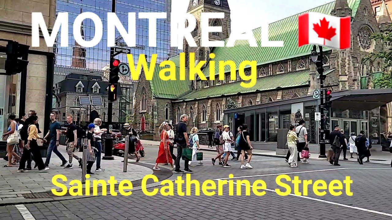 Sainte Catherine Street Walking Tour | A normal day in Downtown ...